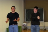 Garrett and Michael in 